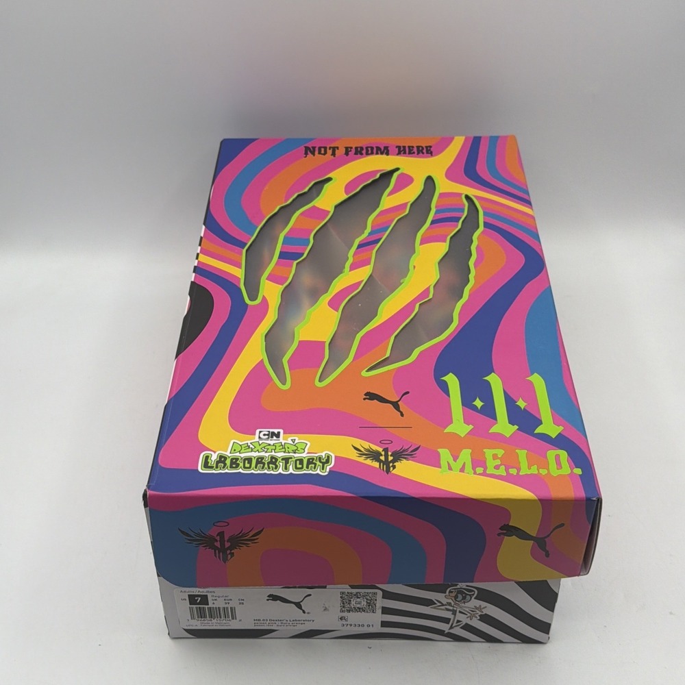 PUMA Melo Ball Dexter's Laboratory US7 Basketball Shoes - Picture 12 of 15